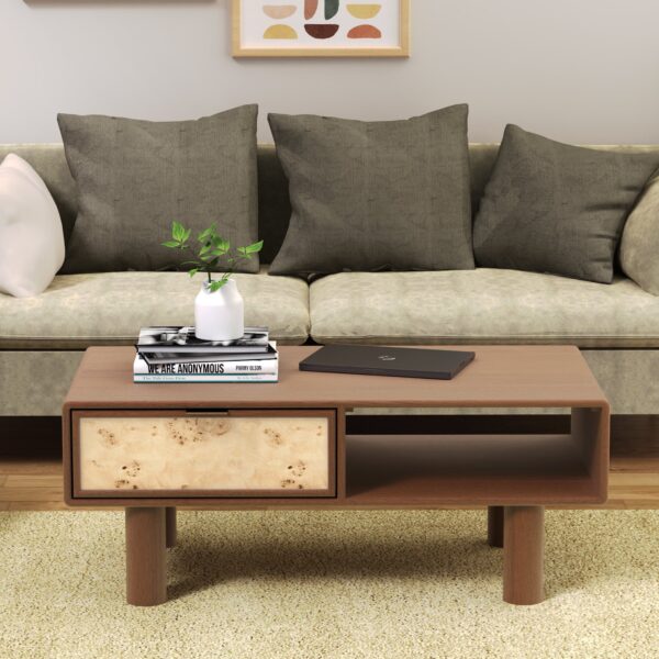 Metro Burl Coffee Table