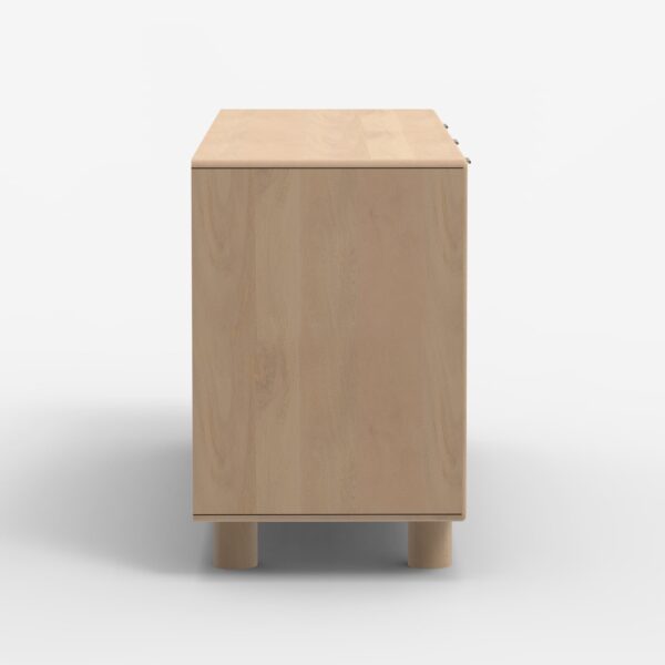 Metro Burl Three Door Cabinet | Assembly Required