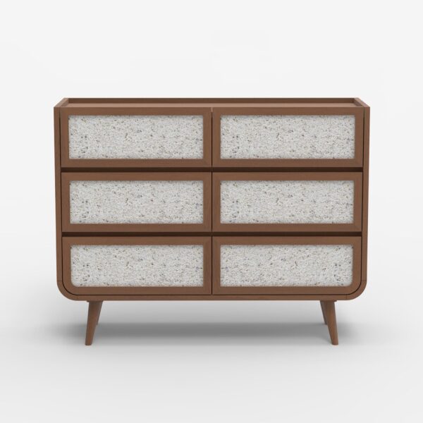 Oxen Six Drawer Chest - Mango | Assembly Required