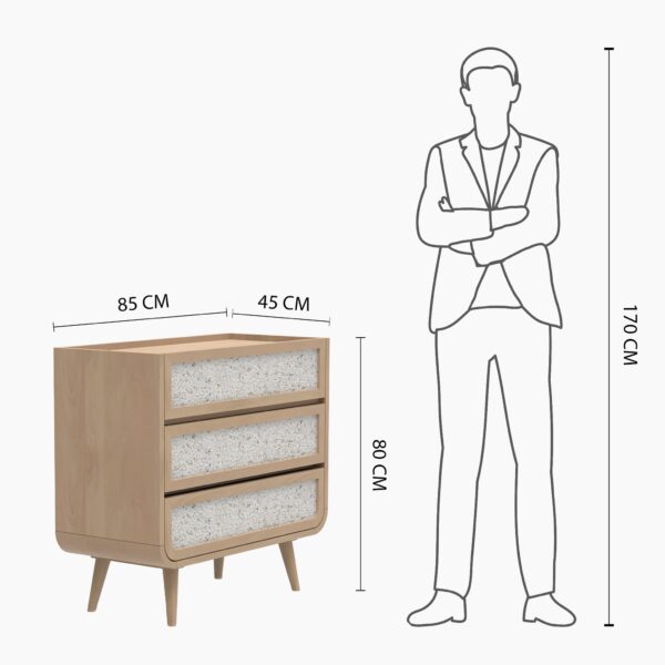 Oxen Three Drawer Chest | Assembly Required