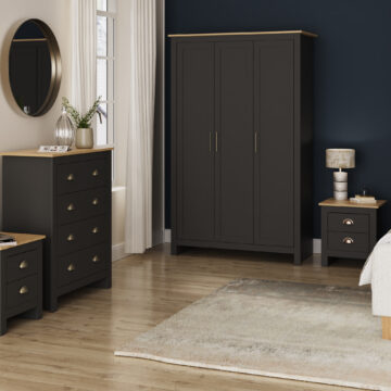 Fife Black 4 Piece Set