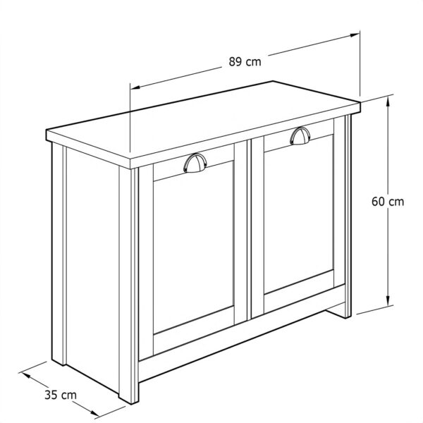 Fife Black Shoe Storage | Assembly Required