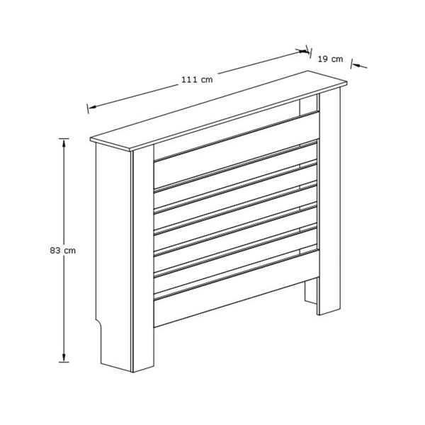 Theo Radiator Cover - Medium | Assembly Required