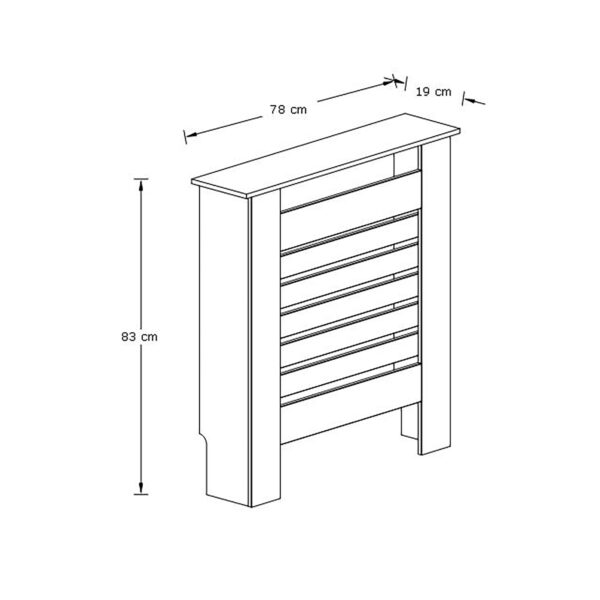 Theo Radiator Cover - Small | Assembly Required