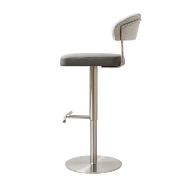 Stratus Premium Bar stool S/Steel Steel Grey Fusion