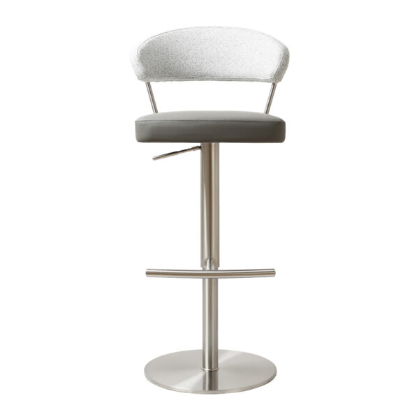 Stratus Premium Bar stool S/Steel Steel Grey Fusion
